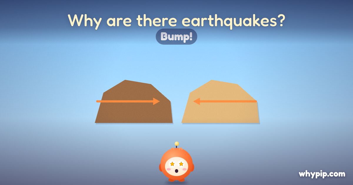 Pip’s picture for “Why are there earthquakes?”