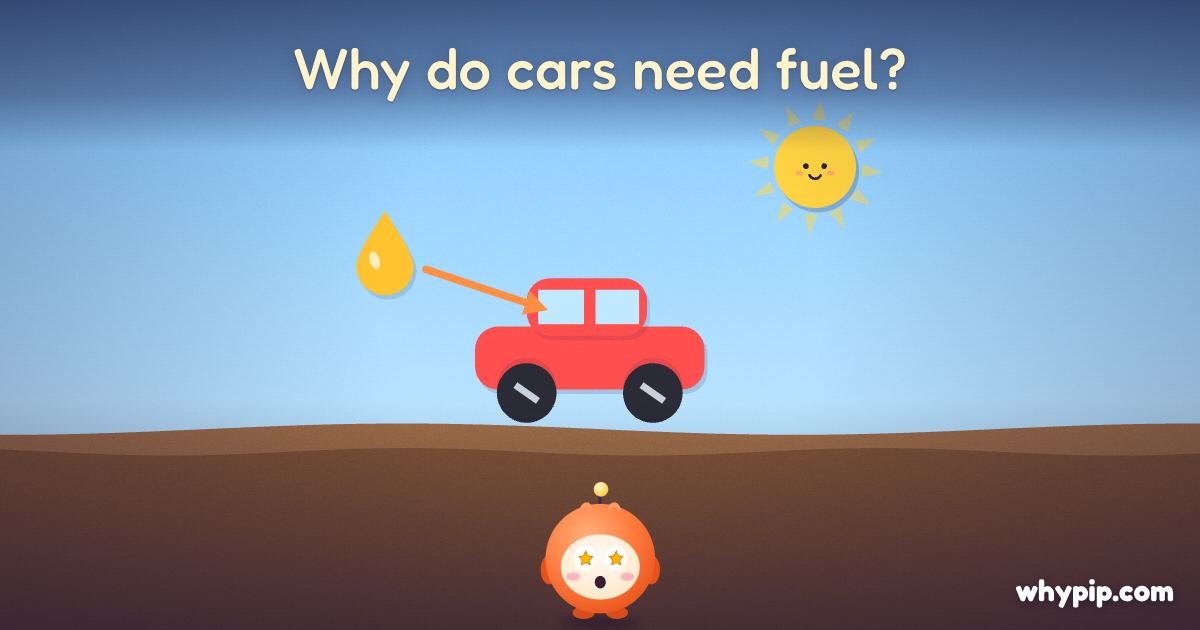 Pip’s picture for “Why do cars need fuel?”