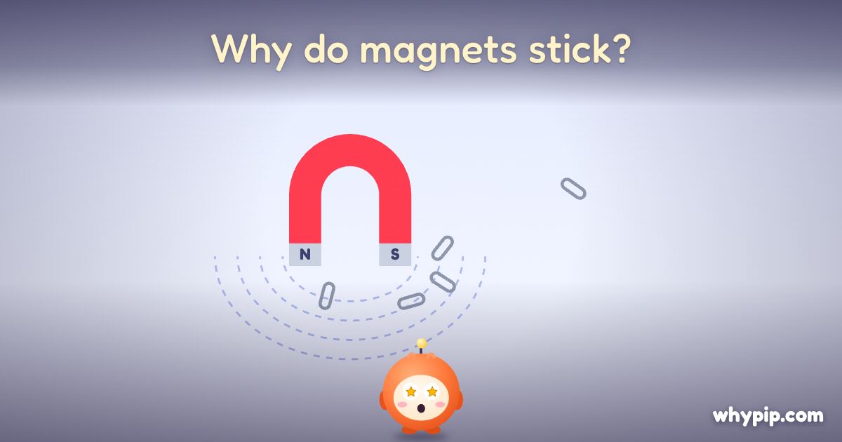 Pip’s picture for “Why do magnets stick?”
