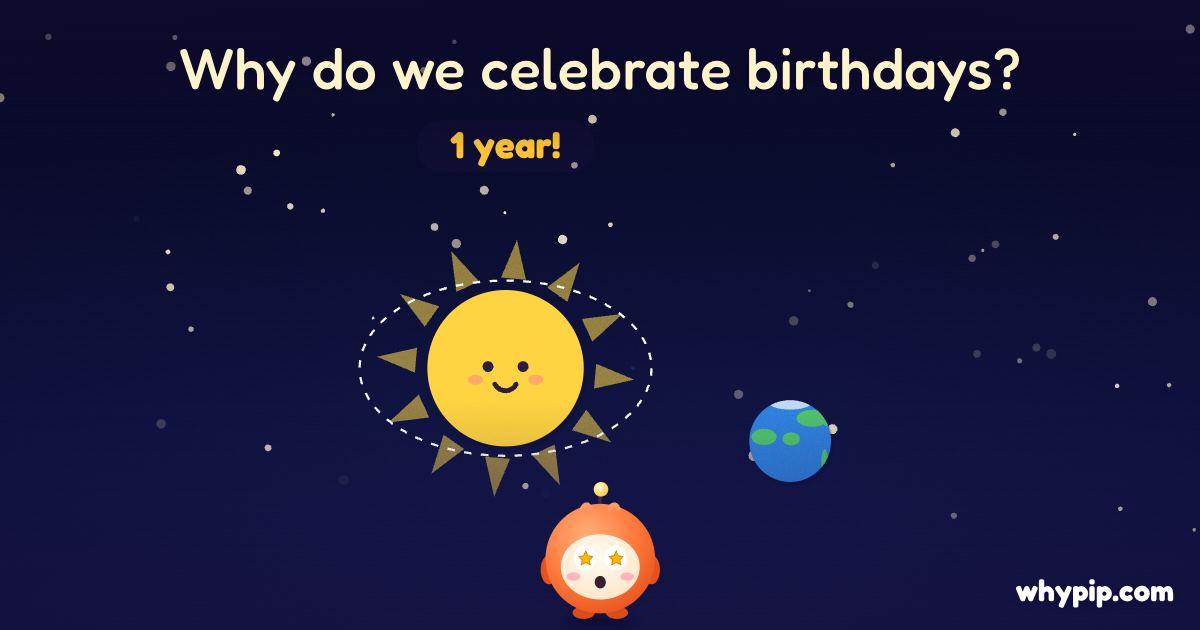 Pip’s picture for “Why do we celebrate birthdays?”