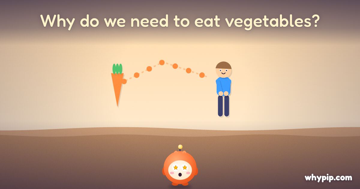 Pip’s picture for “Why do we need to eat vegetables?”