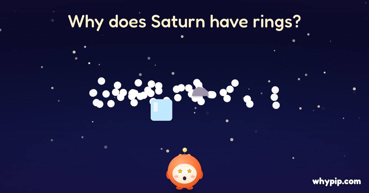 Pip’s picture for “Why does Saturn have rings?”