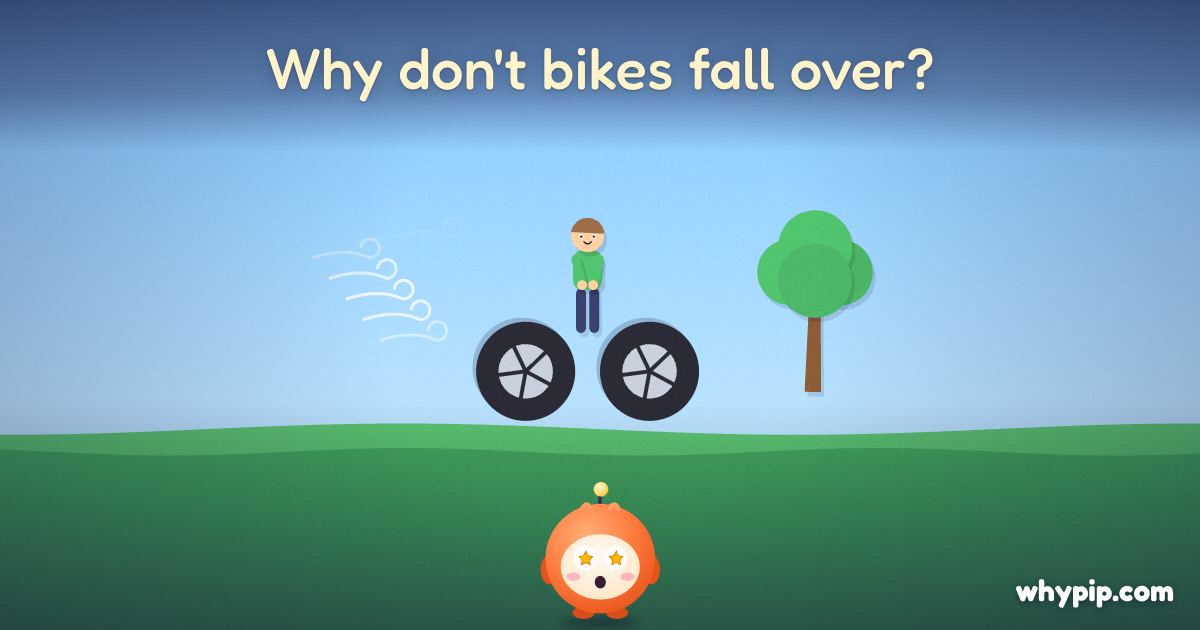Pip’s picture for “Why don't bikes fall over?”