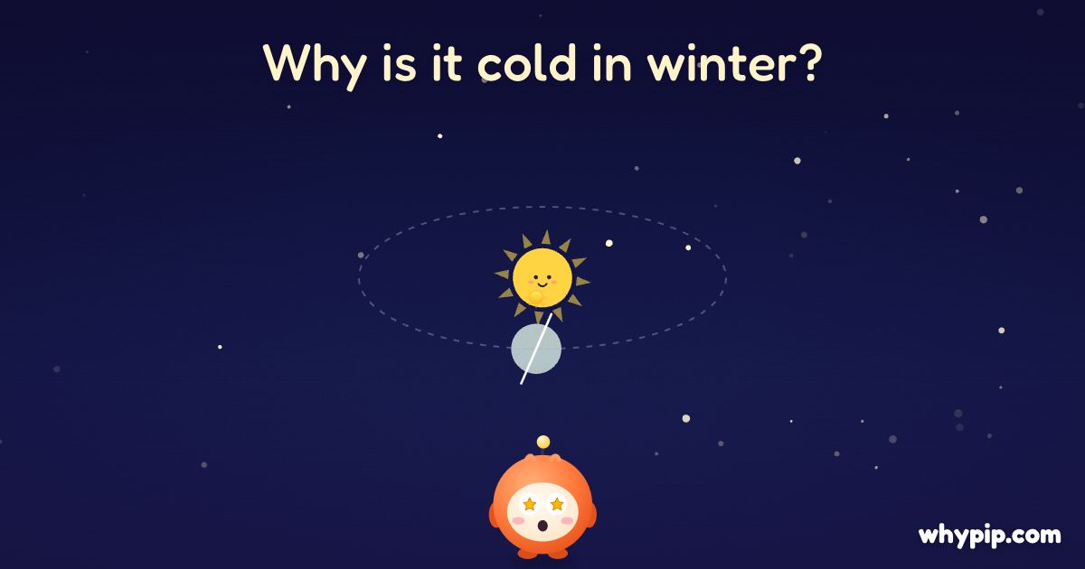 Pip’s picture for “Why is it cold in winter?”