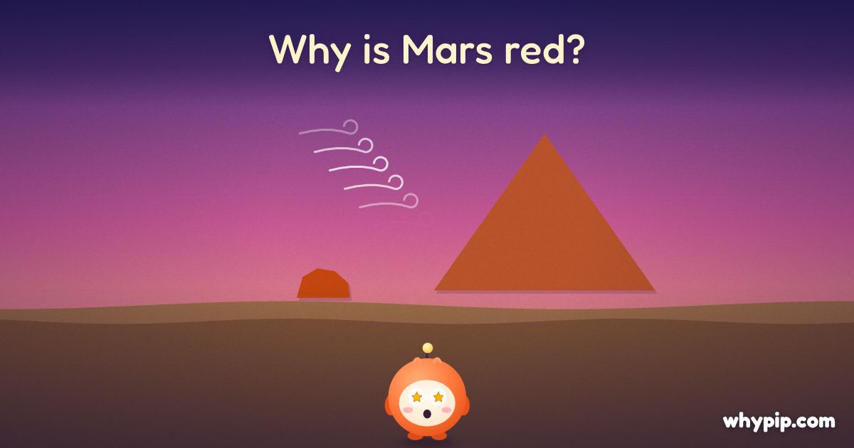 Pip’s picture for “Why is Mars red?”