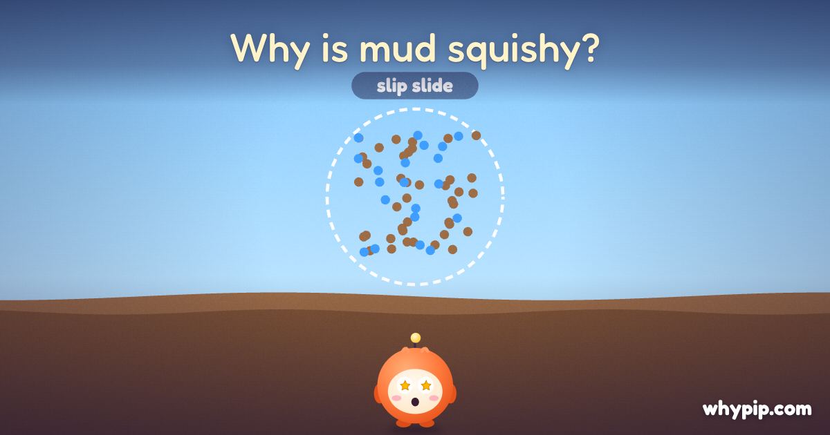 Pip’s picture for “Why is mud squishy?”