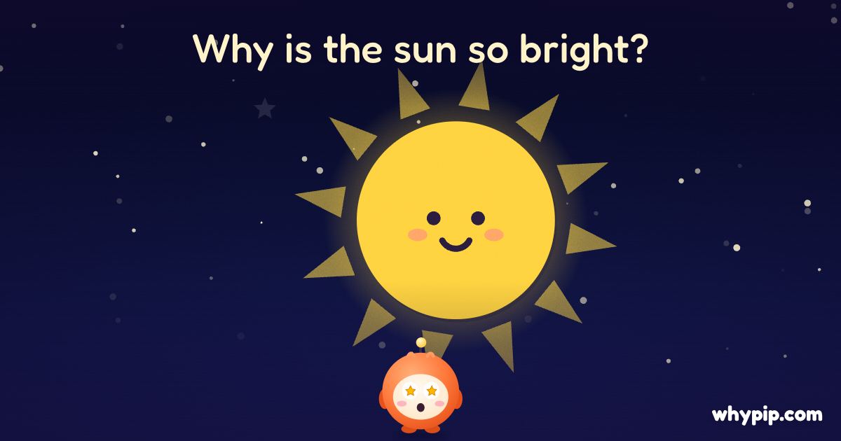 Pip’s picture for “Why is the sun so bright?”